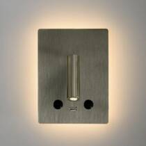 Настенный светильник ACB A35680NS Manat 16/3568 никель LED 1x12W 3000K + LED 1x3W 3000K, фото №2