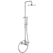 Душевая система с термостатом Paffoni Birillo ZCOL721LIQCR хром, фото №1