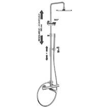 Душевая система с термостатом Paffoni Birillo ZCOL721LIQCR хром, фото №2