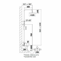 Душевая система с термостатом Paffoni Birillo ZCOL721LIQCR хром, фото №5