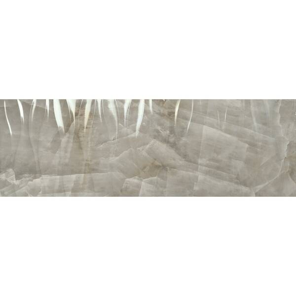 Плитка Porcelanite Dos Monaco 1217 Grey Relieve Wave 40x120 см, фото 1