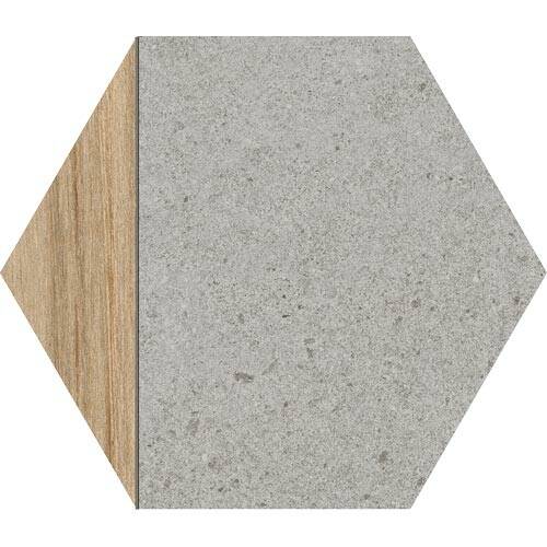 Керамограніт Vives Siene Hexagono Ligard Gris 23x26,6 см, фото 1