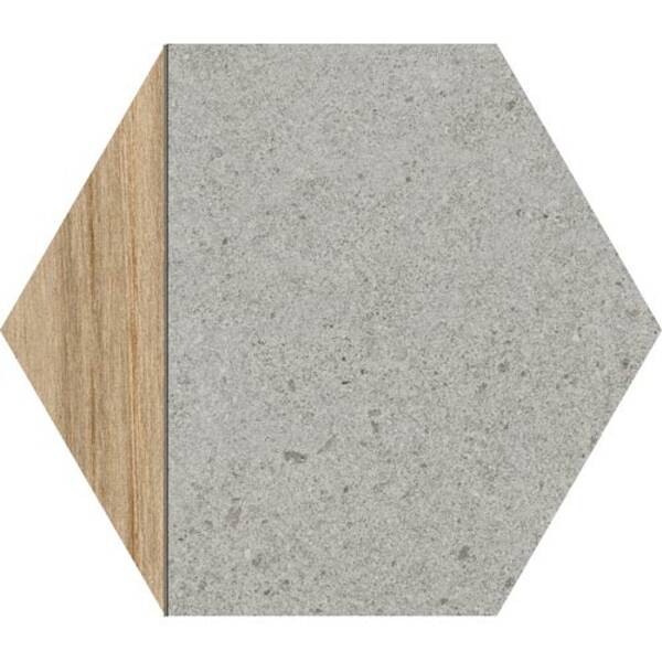 Керамограніт Vives Siene Hexagono Ligard Gris 23x26,6 см, фото 1