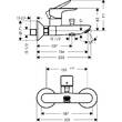 Смеситель для ванны Hansgrohe Talis E 71740670 черный матовый, фото 2