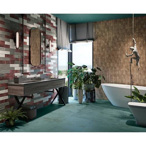 Плитка Aparici Uptown Cherry Toki 7,4x29,8 см, фото 4