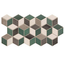 Керамогранит Realonda Rhombus Emerald 26,5x51 см, фото №1