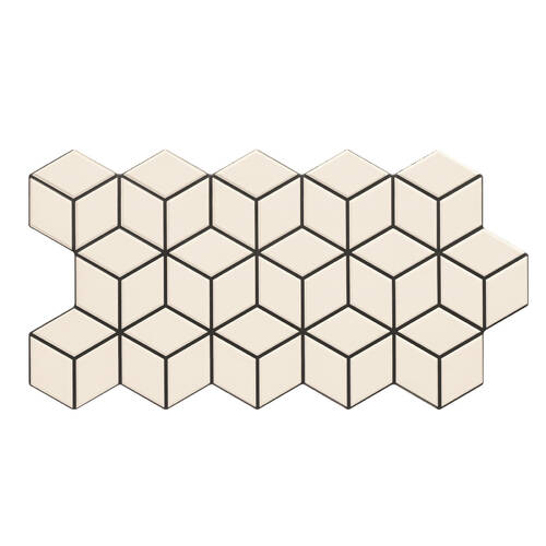 Керамограніт Realonda Rhombus Snow 26,5x51 см, фото 1