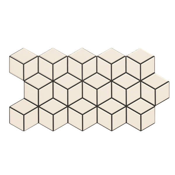 Керамограніт Realonda Rhombus Snow 26,5x51 см, фото 1