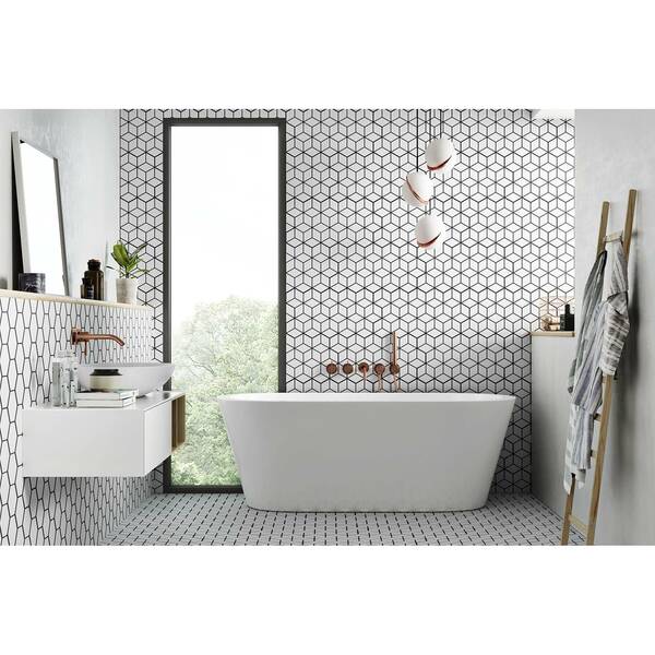 Керамограніт Realonda Rhombus Snow 26,5x51 см, фото 2