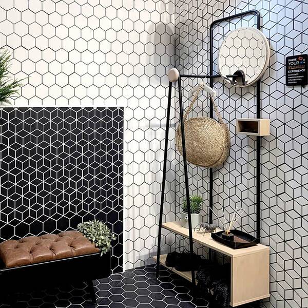 Керамограніт Realonda Rhombus Snow 26,5x51 см, фото 3