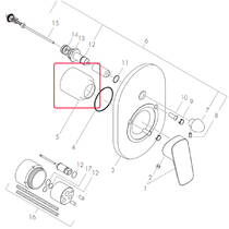 Накладка-фланець для змішувача Hansgrohe 96348000 хром, фото №2