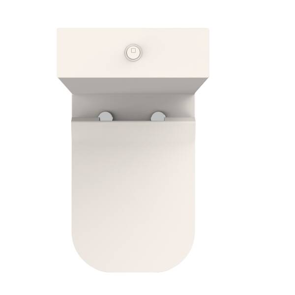 Унітаз-компакт Devit UP 3010120 безобідковий із сидінням Slim, Soft Close, quick-fix, фото 3