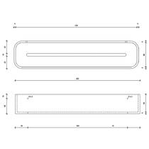Полка из искусственного камня Decor Walther Black Stone DCT45 0973965 45 см черный матовый, фото №2