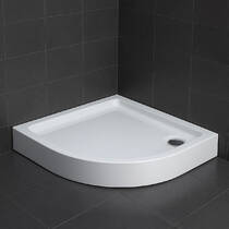 Душовий піддон Primera Frame STQ2080 80х80х13,5 см чверть кола, фото №1