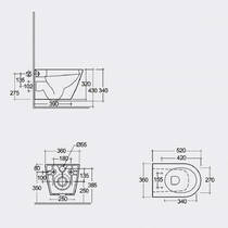 Унитаз подвесной RAK Ceramics Feeling RST23514A Rimless, фото №4