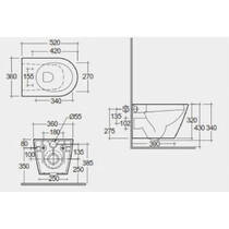 Унитаз подвесной RAK Ceramics Feeling RST23504A Rimless, фото №3