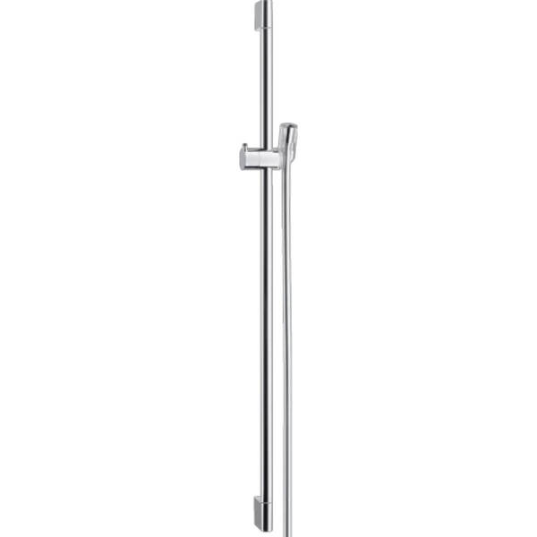Душова штанга 90 см Hansgrohe Unica C 27610000 з тримачем-слайдером та душовим шлангом, хром, фото 1