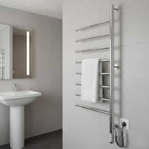 Рушникосушарка електрична Mario Веєр-I TR 1000х445/55 TR 1025х445 мм полірована нержавіюча сталь 95 Вт, фото №1