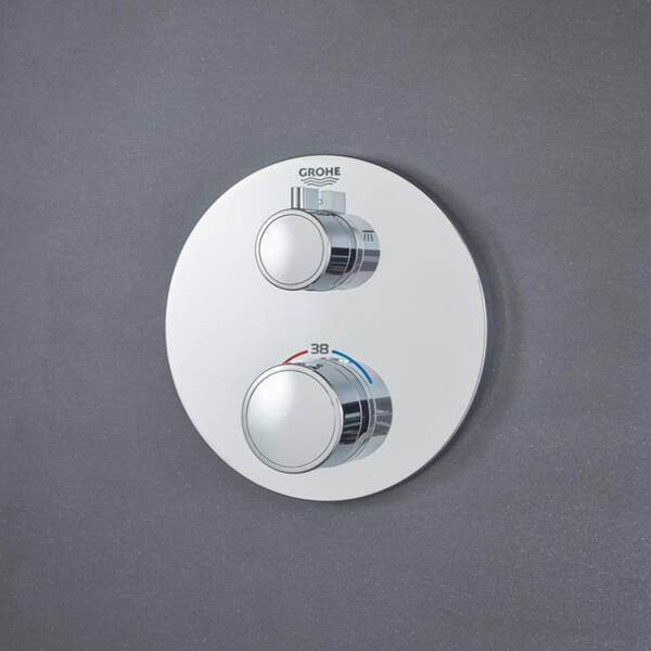 Смеситель скрытого монтажа для душа Grohe Grohtherm 24076000 с термостатом, хром, фото 3