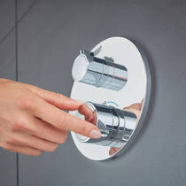 Змішувач прихованого монтажу для душу Grohe Grohtherm 24076000 з термостатом, хром, фото №4