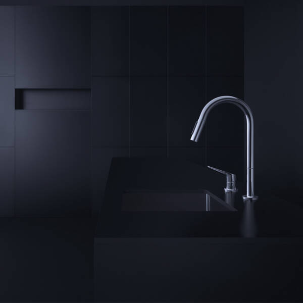 Смеситель для кухни Axor Citterio M 34822000 хром, фото 3