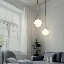 Подвесной светильник ACB Maui 8163/1 OPAL/Antique GOLD E27 1x20W, фото №1