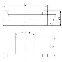 Крючок Devit City 1680160B двойной черный матовый, фото №2