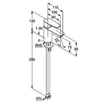 Змішувач для раковини Kludi Pure&Solid 340280575 хром, фото №2