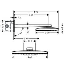 Верхній душ Axor ShowerSolutions 35280000 хром, фото №2