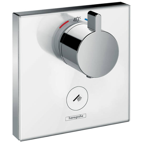 Накладка для термостата Hansgrohe ShowerSelect 92618400 білий/хром, фото 2