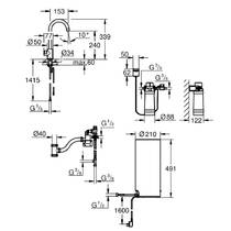 Змішувач для кухні Grohe Red Mono 30080001 з бойлером, хром, фото №2
