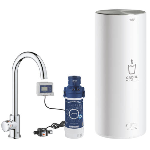 Змішувач для кухні Grohe Red Mono 30080001 з бойлером, хром, фото 3