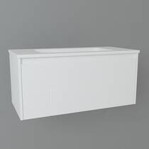 Тумба с раковиной Devit Laguna 0022110W подвесная 100 см белый, фото №1