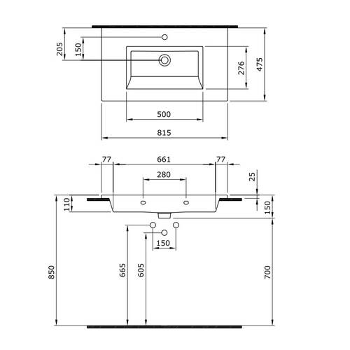 Тумба з раковиною Devit Up 0021120L підвісна 80 см світлий дуб, фото 2