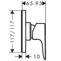 Смеситель скрытого монтажа для душа Hansgrohe Talis E 71764000, фото №2