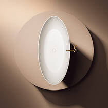 Ванна зі штучного каменю Treesse Carezza V308BO 180x85 см, білий матовий, фото №5