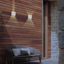 Настенный светильник ACB A203210B Kendo 16/2032-10  Textured White LED COB 2x6W 3000K 850lm IP54, фото №1