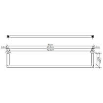 Держатель для полотенец Decor Walther Mikado MK HTE45 0520800 хром, фото №2