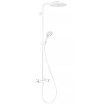Душова система Hansgrohe Raindance Select S Showerpipe 240 1jet 27633700 з термостатом, білий матовий, фото №1