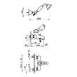 Смеситель для ванны Devit Charlestone CN60012137G, фото 2