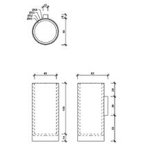Склянка Decor Walther Mikado MK WMB 0522600 хром, фото №2