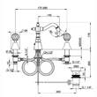 Змішувач для біде Devit Charlestone CN60123079, фото 2