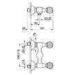 Смеситель для душа Devit Charlestone CN60044102G, фото 2