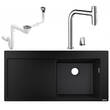 Мойка для кухни Hansgrohe C51 43219000 (C51-F450-08) со смесителем и сифоном, фото 1