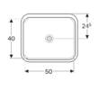 Раковина Geberit VariForm 500.767.01.2, фото 3