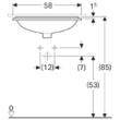 Раковина Geberit VariForm 500.767.01.2, фото 4