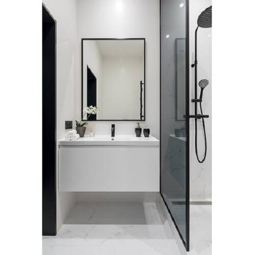 Дзеркало Devit Art 6032140B ART 80х60 см чорний матовий, фото 2