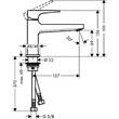 Змішувач для раковини Hansgrohe Metropol 32502000 хром, фото 2