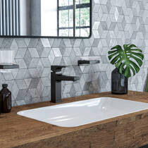 Змішувач для раковини Hansgrohe Metropol 32507340 хром чорний матовий, фото №3