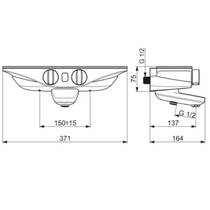 Смеситель для ванны и душа Oras Esteta Wellfit 7542-11 с термостатом, фото №2